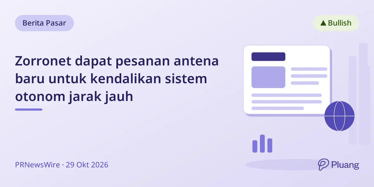 Zorronet dapat pesanan antena baru untuk kendalikan sistem otonom jarak jauh