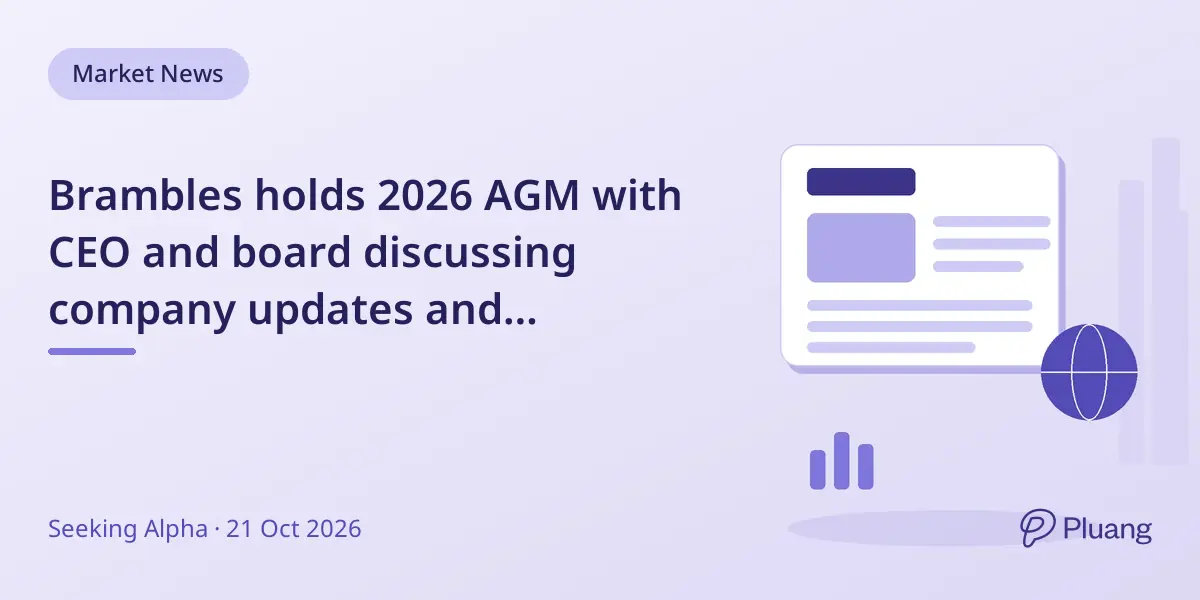 Brambles holds 2026 AGM with CEO and board discussing company updates and shareholder questions.