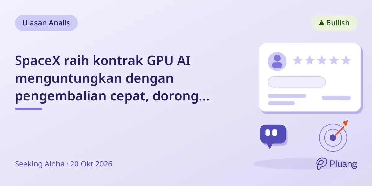 SpaceX raih kontrak GPU AI menguntungkan dengan pengembalian cepat, dorong pertumbuhan di luar Starlink.