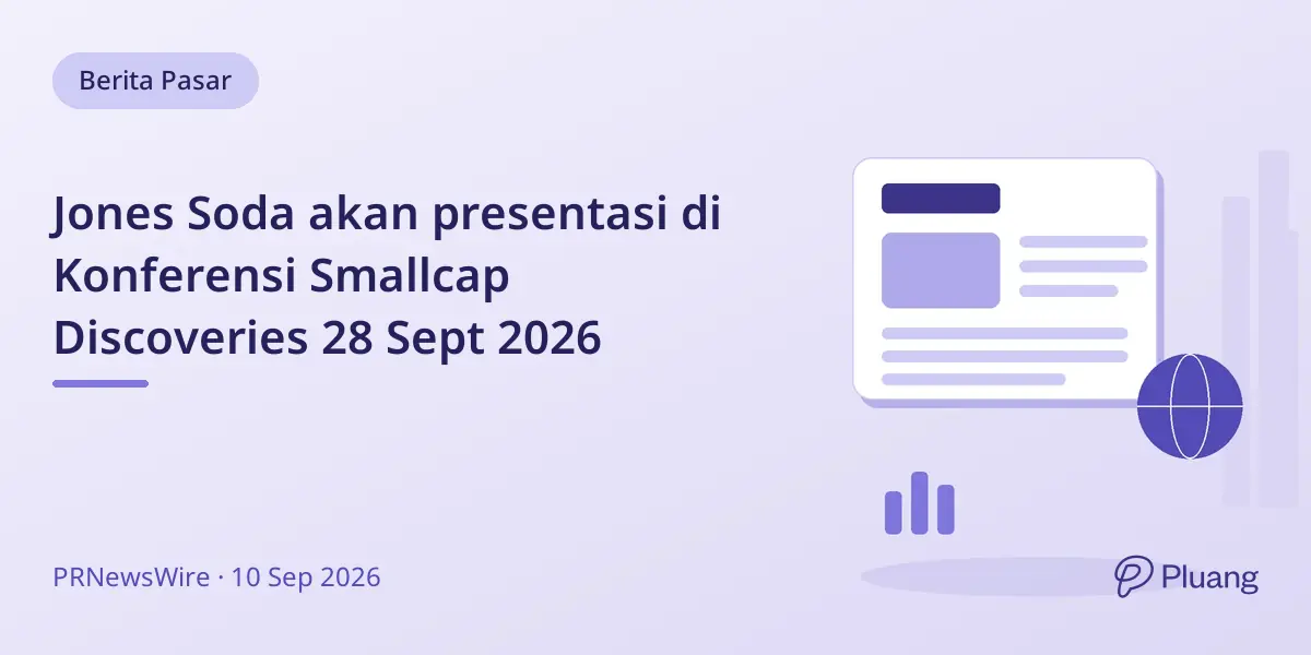 Jones Soda akan presentasi di Konferensi Smallcap Discoveries 28 Sept 2026