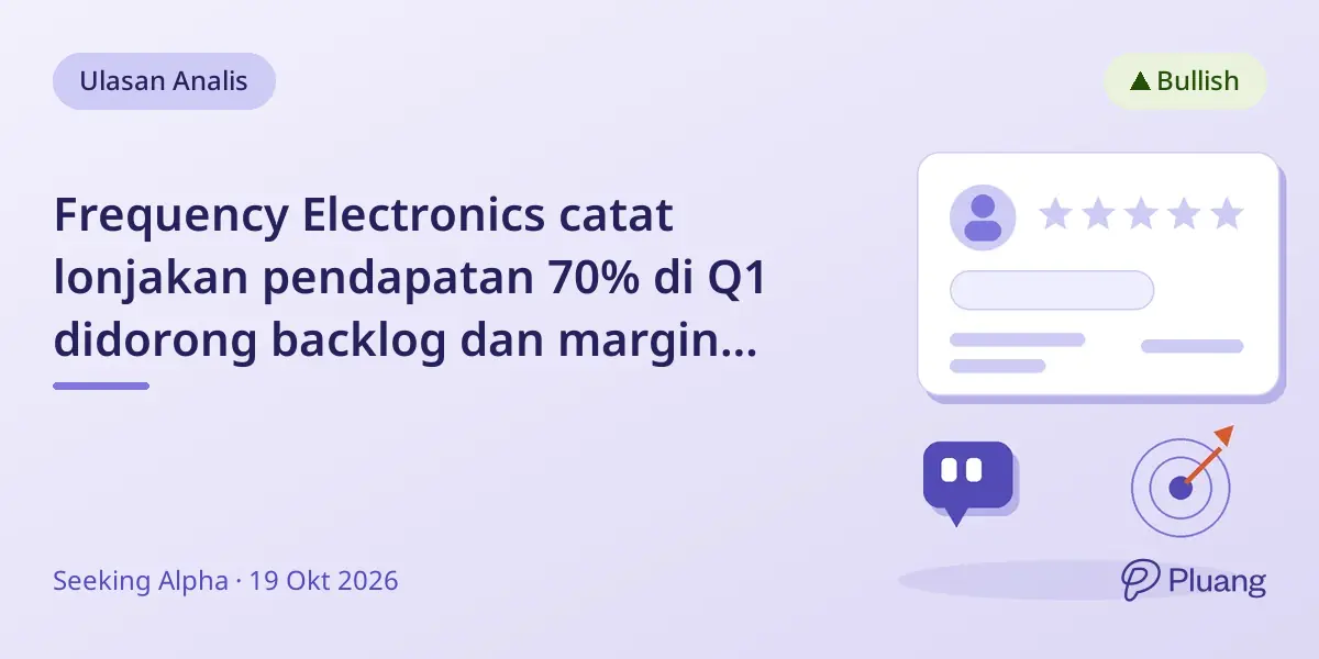 Frequency Electronics catat lonjakan pendapatan 70% di Q1 didorong backlog dan margin yang kuat