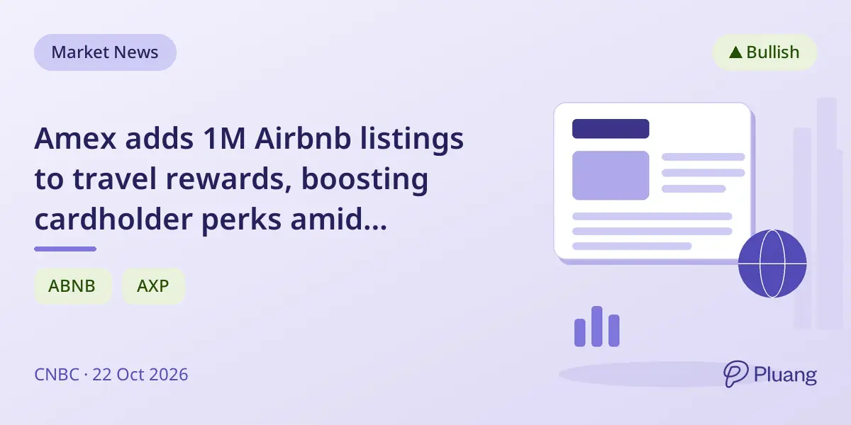 Amex adds 1M Airbnb listings to travel rewards, boosting cardholder perks amid premium card competition