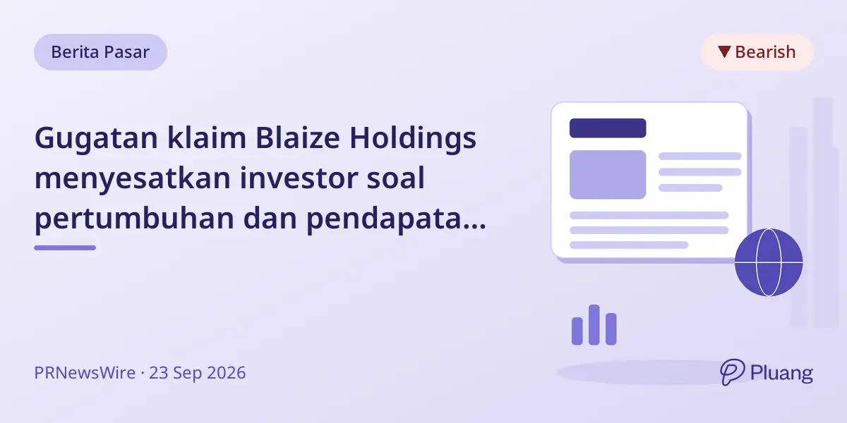 Gugatan klaim Blaize Holdings menyesatkan investor soal pertumbuhan dan pendapatan palsu.