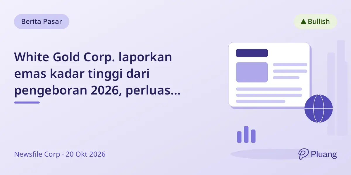White Gold Corp. laporkan emas kadar tinggi dari pengeboran 2026, perluas deposit utama di Yukon.