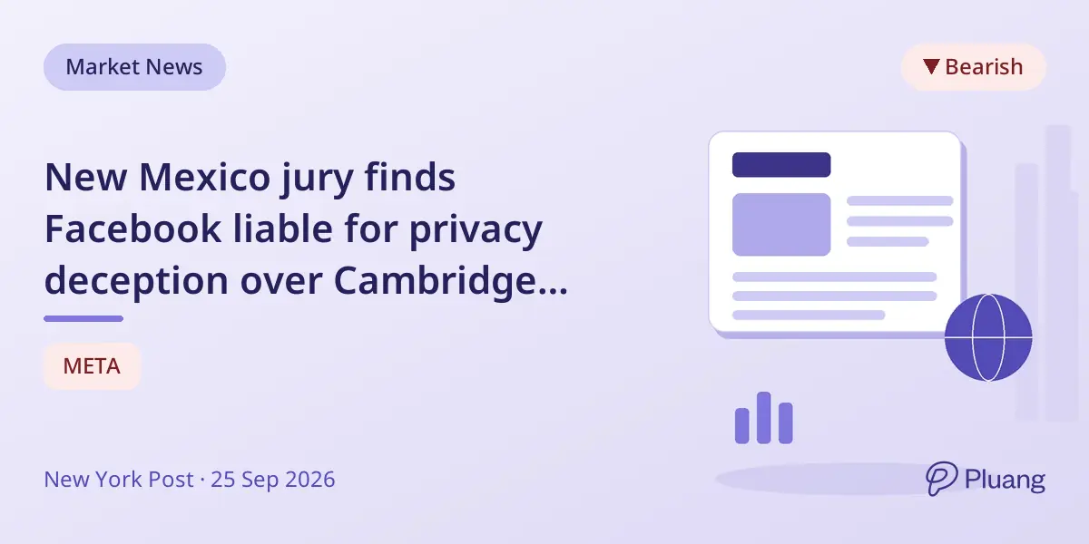 New Mexico jury finds Facebook liable for privacy deception over Cambridge Analytica breach