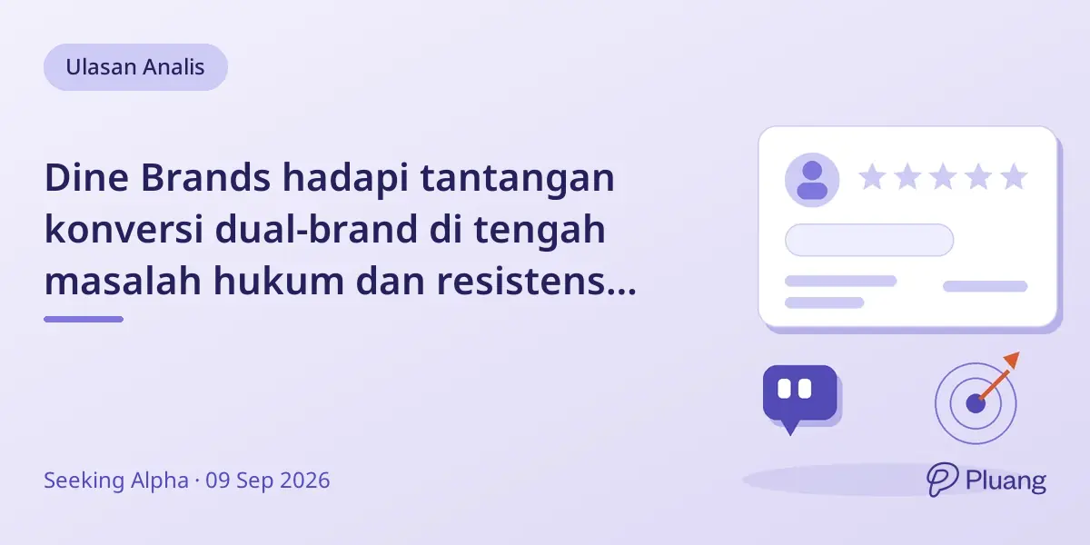 Dine Brands hadapi tantangan konversi dual-brand di tengah masalah hukum dan resistensi franchisee.