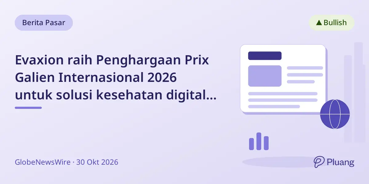 Evaxion raih Penghargaan Prix Galien Internasional 2026 untuk solusi kesehatan digital terbaik
