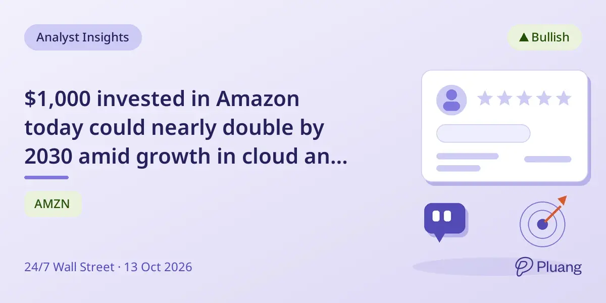 $1,000 invested in Amazon today could nearly double by 2030 amid growth in cloud and AI sectors.
