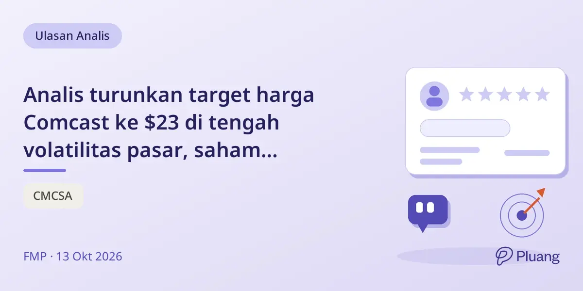 Analis turunkan target harga Comcast ke $23 di tengah volatilitas pasar, saham mendekati titik terendah 52 minggu.