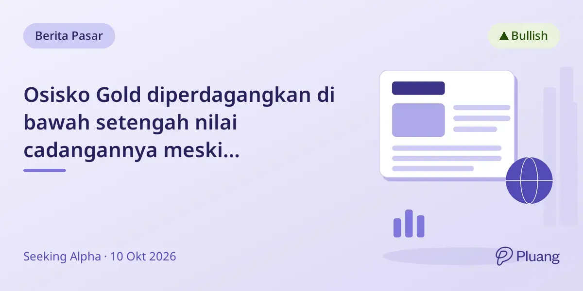 Osisko Gold diperdagangkan di bawah setengah nilai cadangannya meski membangun tambang emas di BC.