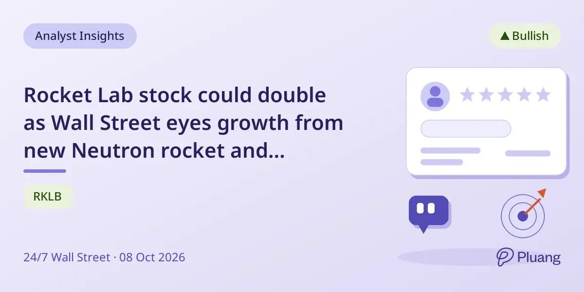 Rocket Lab stock could double as Wall Street eyes growth from new Neutron rocket and defense contracts.