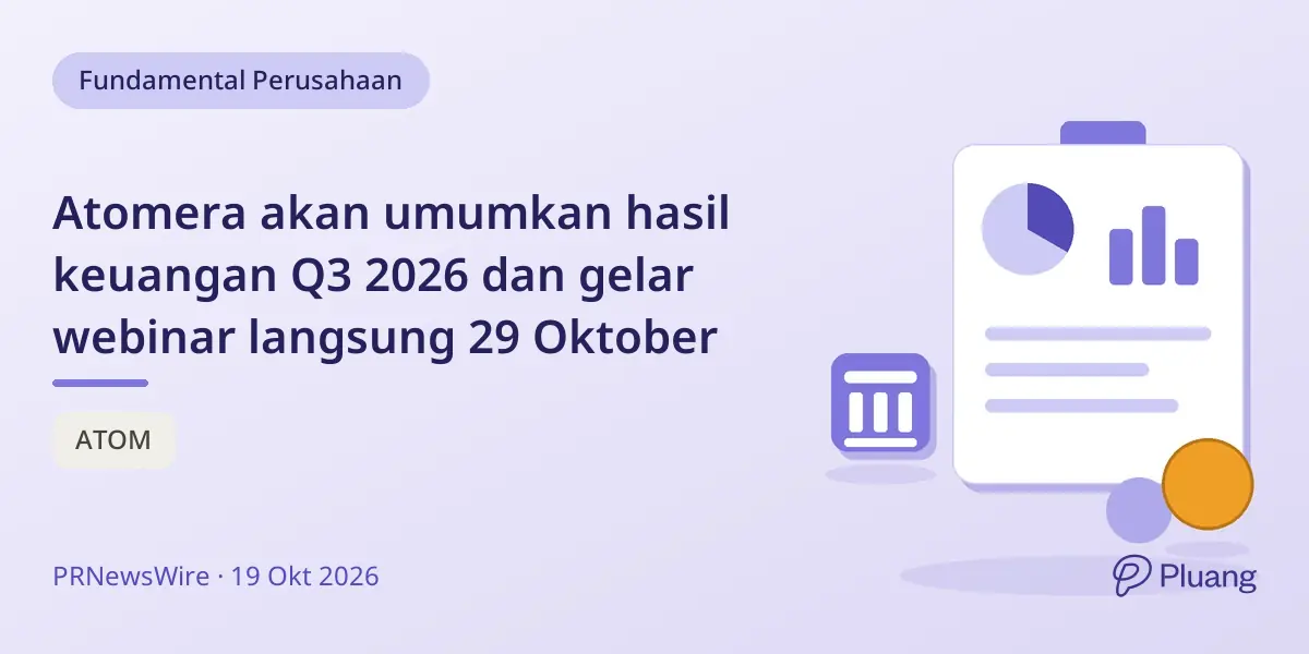 Atomera akan umumkan hasil keuangan Q3 2026 dan gelar webinar langsung 29 Oktober