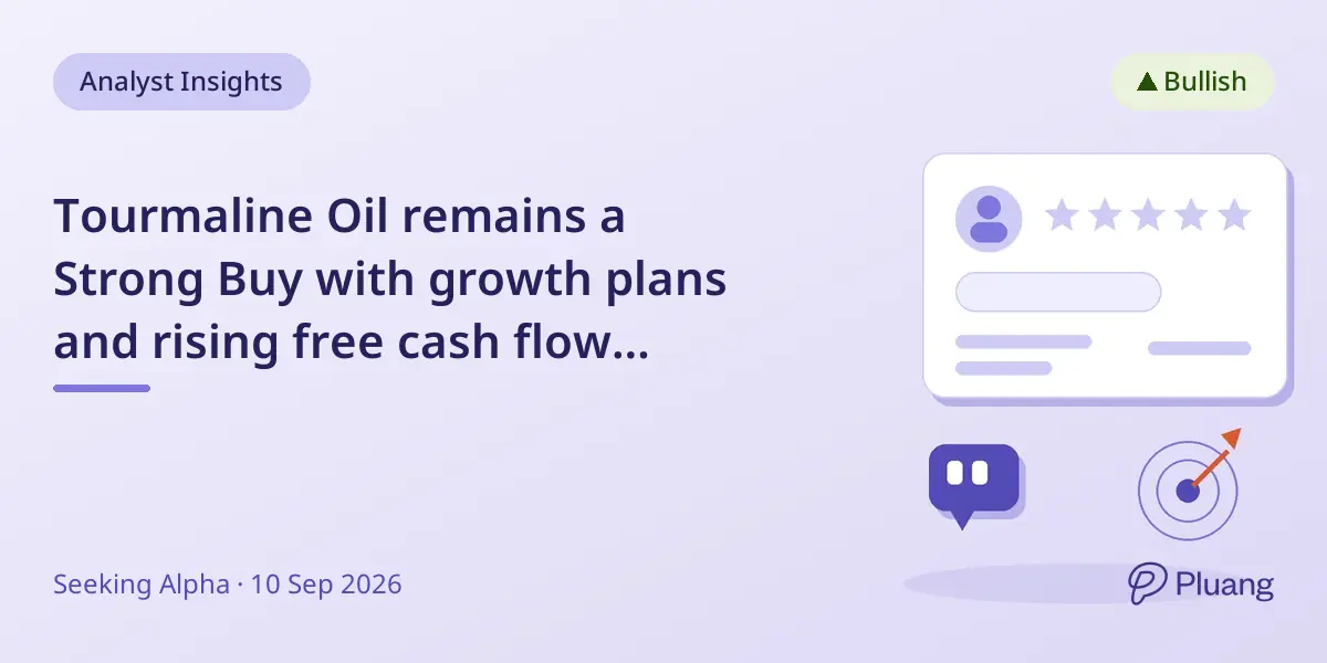 Tourmaline Oil remains a Strong Buy with growth plans and rising free cash flow post-2027.