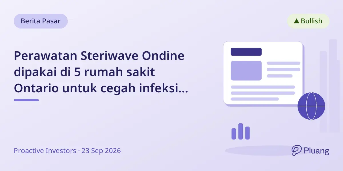 Perawatan Steriwave Ondine dipakai di 5 rumah sakit Ontario untuk cegah infeksi pada 5.000 operasi per tahun