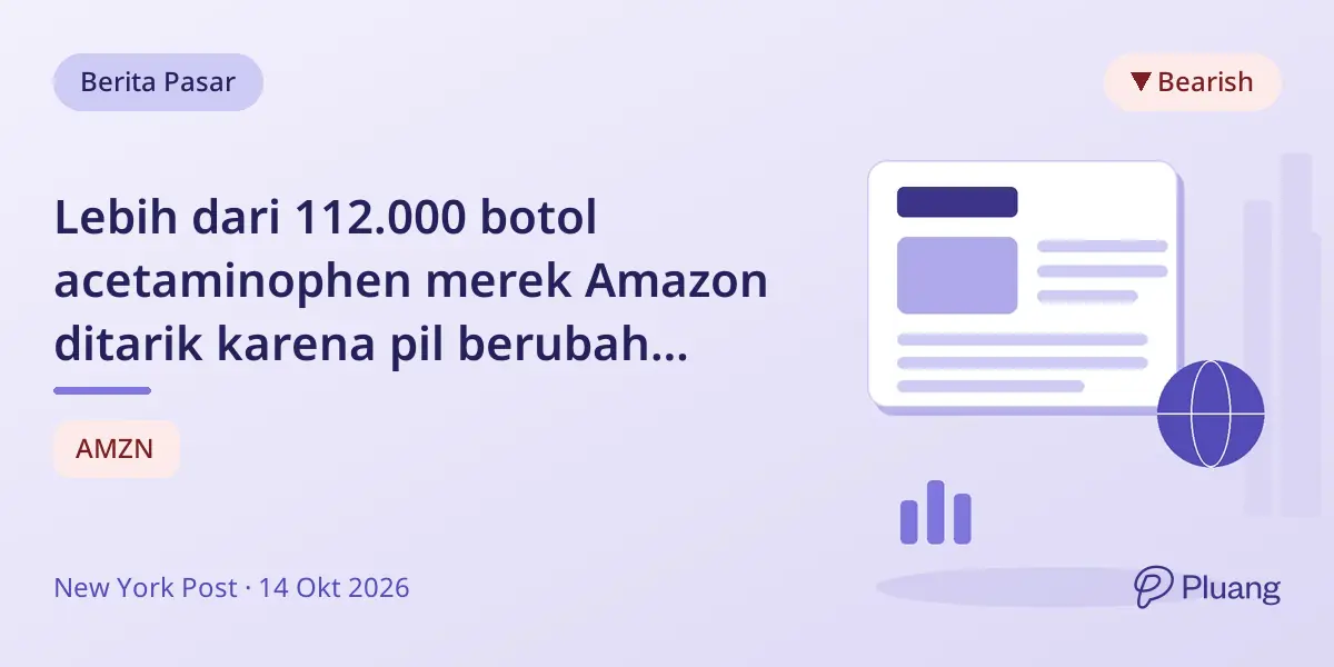 Lebih dari 112.000 botol acetaminophen merek Amazon ditarik karena pil berubah warna, kata FDA