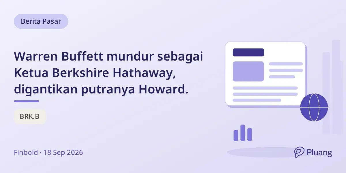 Warren Buffett mundur sebagai Ketua Berkshire Hathaway, digantikan putranya Howard.