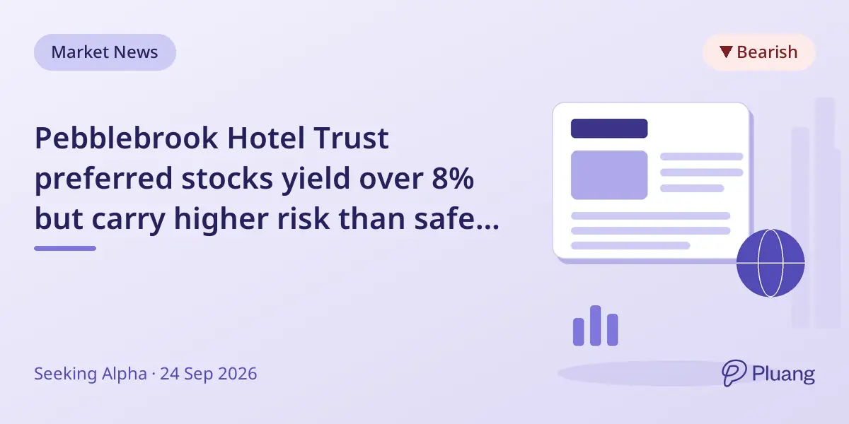 Pebblebrook Hotel Trust preferred stocks yield over 8% but carry higher risk than safer REITs like PSA.