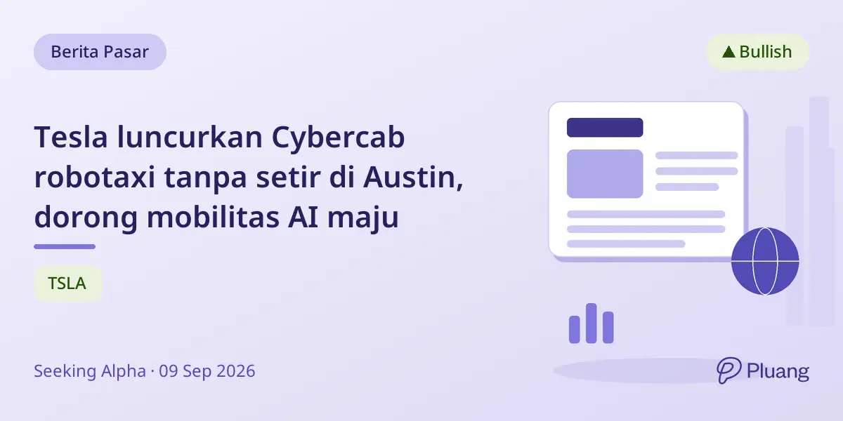 Tesla luncurkan Cybercab robotaxi tanpa setir di Austin, dorong mobilitas AI maju