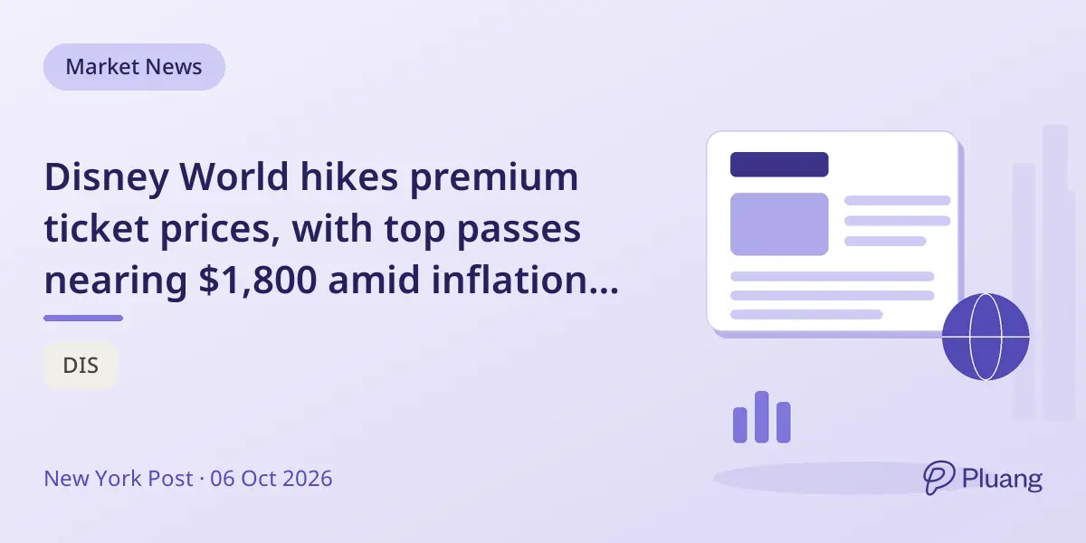 Disney World hikes premium ticket prices, with top passes nearing $1,800 amid inflation concerns.