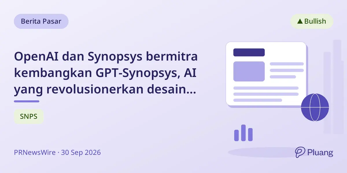 OpenAI dan Synopsys bermitra kembangkan GPT-Synopsys, AI yang revolusionerkan desain chip dengan otomatisasi canggih.