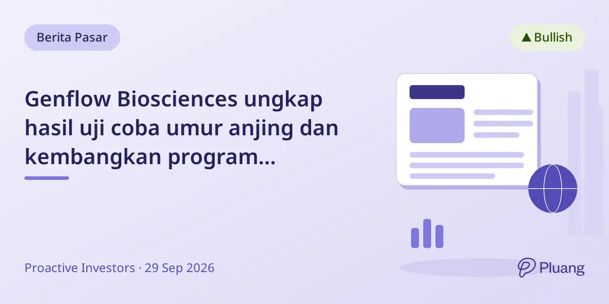 Genflow Biosciences ungkap hasil uji coba umur anjing dan kembangkan program glaukoma serta penyakit hati
