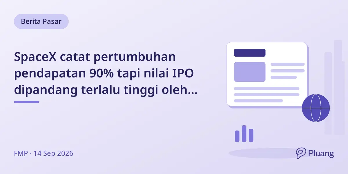 SpaceX catat pertumbuhan pendapatan 90% tapi nilai IPO dipandang terlalu tinggi oleh analis.