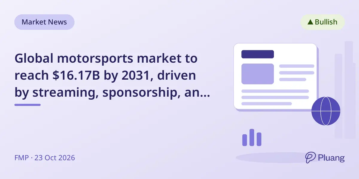 Global motorsports market to reach $16.17B by 2031, driven by streaming, sponsorship, and electrification trends.
