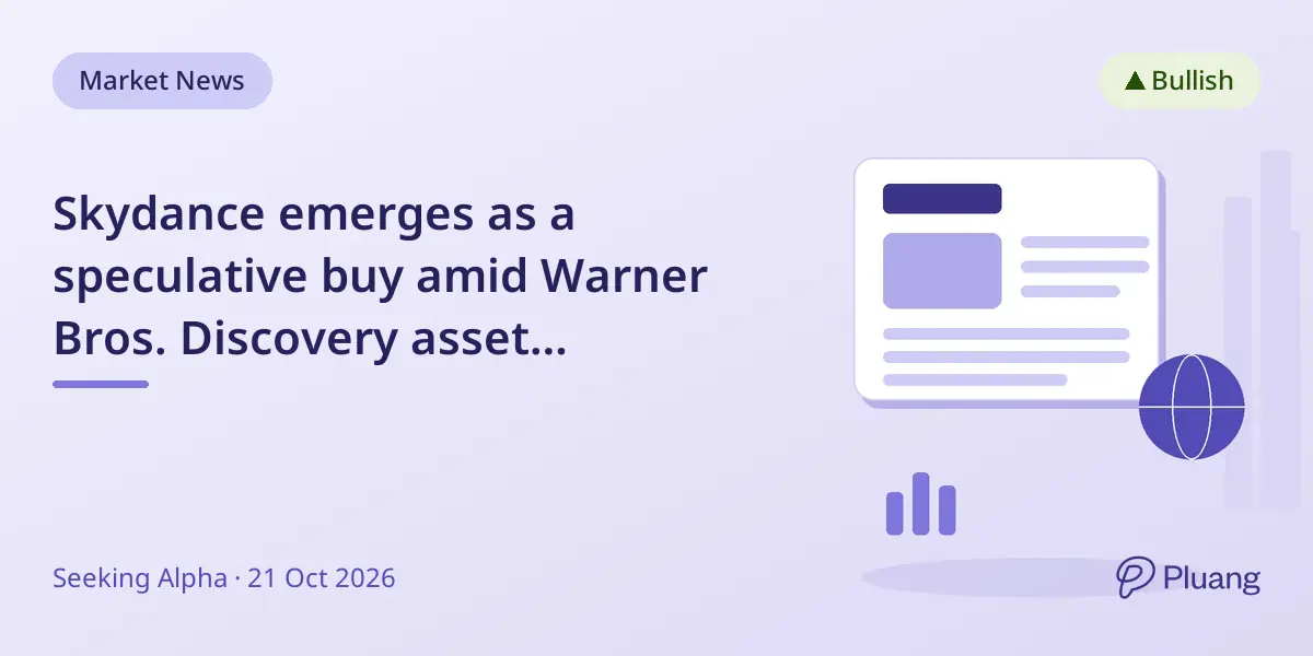 Skydance emerges as a speculative buy amid Warner Bros. Discovery asset integration and $80B debt.