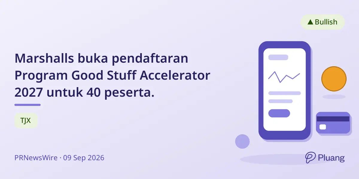 Marshalls buka pendaftaran Program Good Stuff Accelerator 2027 untuk 40 peserta.