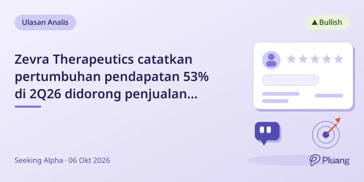 Zevra Therapeutics catatkan pertumbuhan pendapatan 53% di 2Q26 didorong penjualan Miplyffa di AS