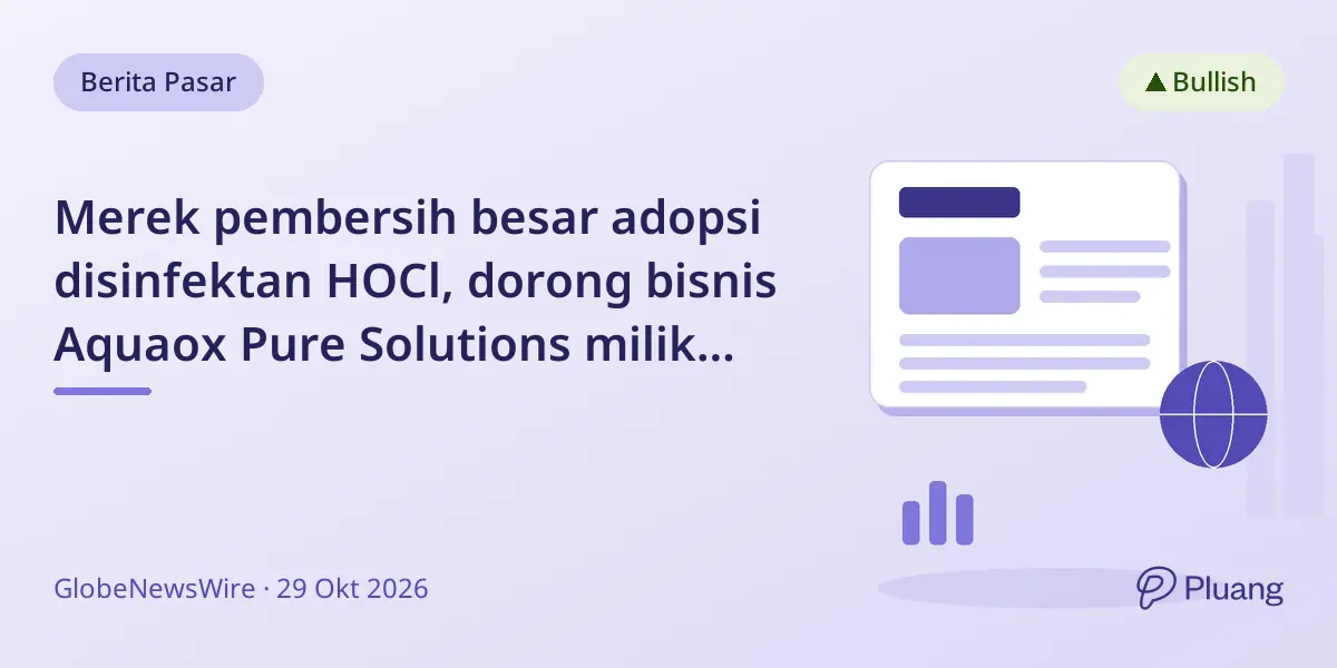 Merek pembersih besar adopsi disinfektan HOCl, dorong bisnis Aquaox Pure Solutions milik Full Alliance Group.