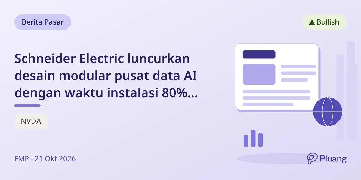 Schneider Electric luncurkan desain modular pusat data AI dengan waktu instalasi 80% lebih cepat