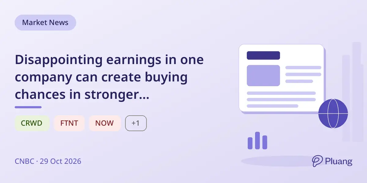 Disappointing earnings in one company can create buying chances in stronger competitors, says Jim Cramer.