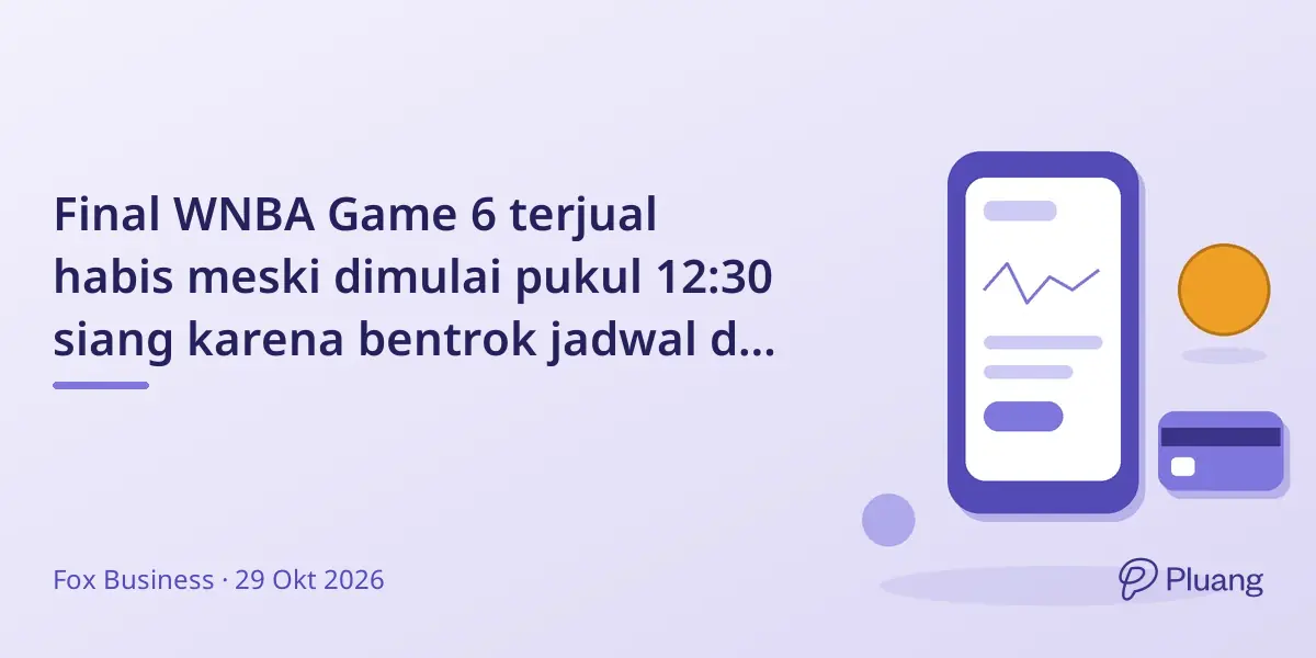 Final WNBA Game 6 terjual habis meski dimulai pukul 12:30 siang karena bentrok jadwal di Atlanta.