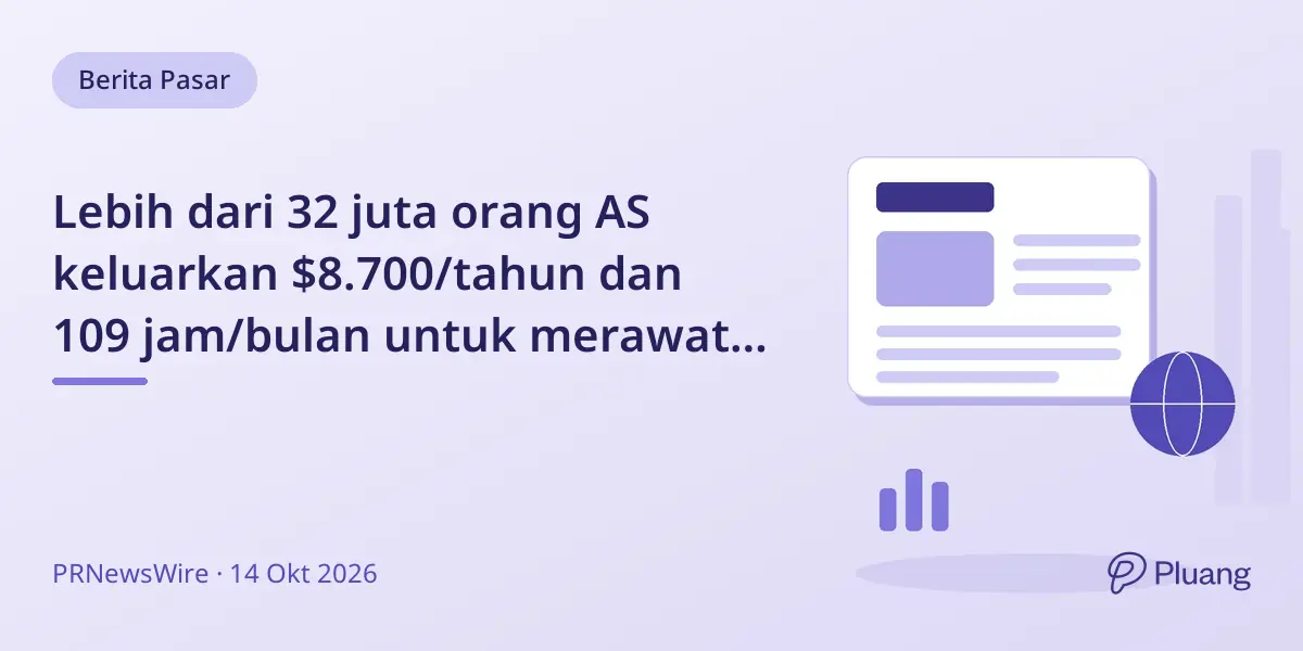 Lebih dari 32 juta orang AS keluarkan $8.700/tahun dan 109 jam/bulan untuk merawat keuangan lansia.