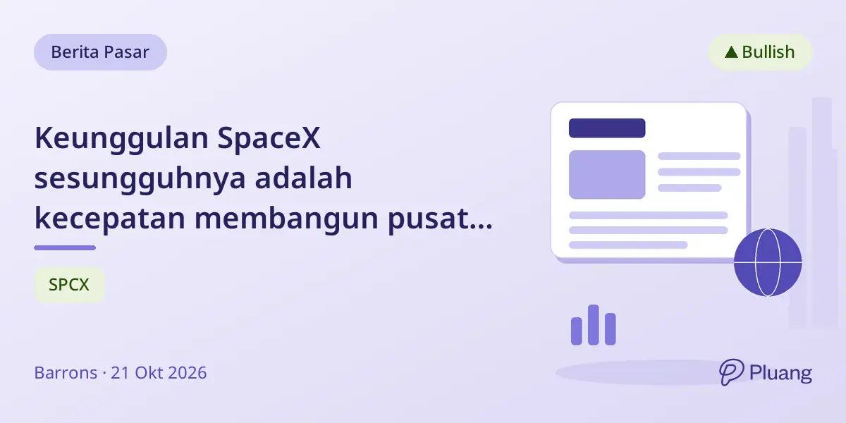 Keunggulan SpaceX sesungguhnya adalah kecepatan membangun pusat data, bukan hanya roket atau satelit