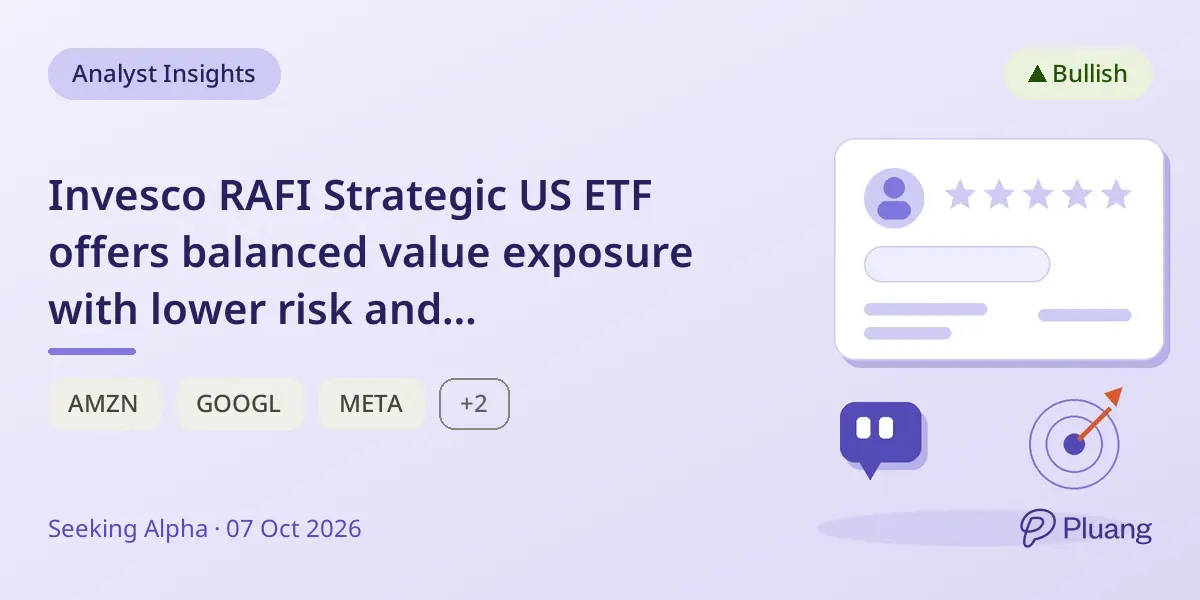 Invesco RAFI Strategic US ETF offers balanced value exposure with lower risk and concentration than major indexes.