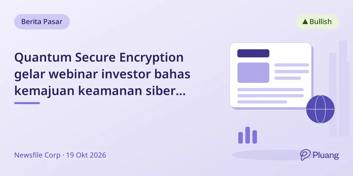 Quantum Secure Encryption gelar webinar investor bahas kemajuan keamanan siber pasca-kuantum