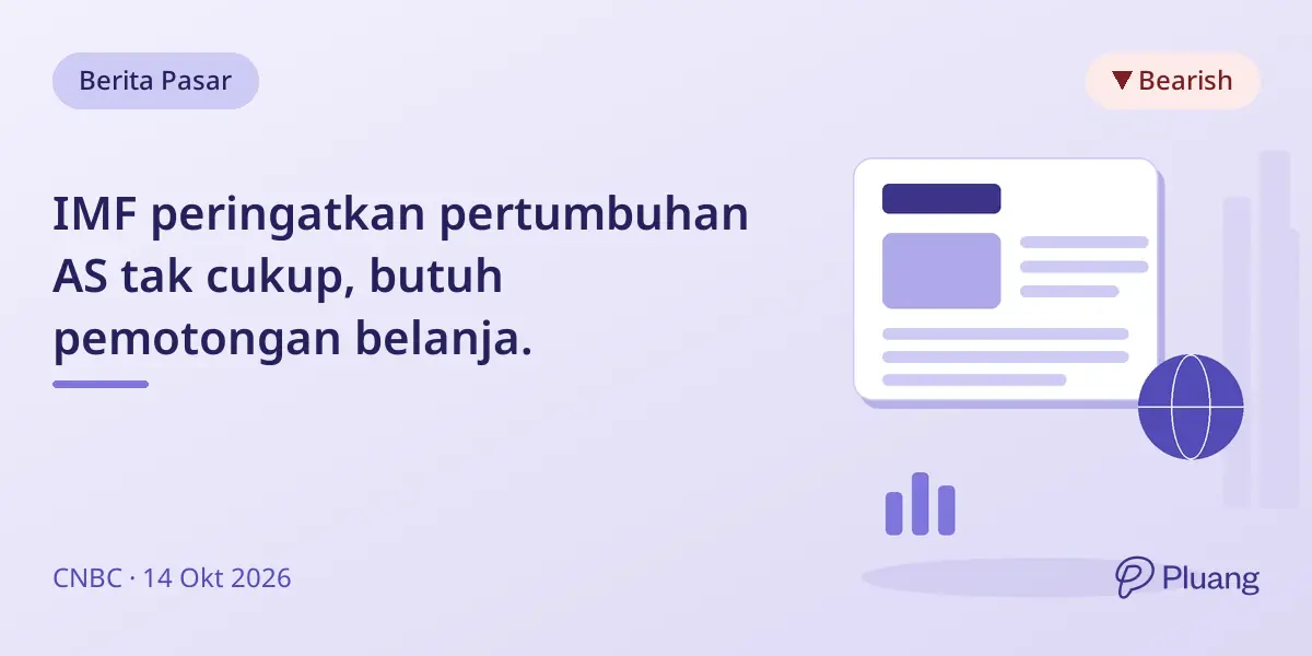 IMF peringatkan pertumbuhan AS tak cukup, butuh pemotongan belanja.