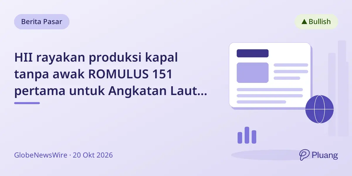 HII rayakan produksi kapal tanpa awak ROMULUS 151 pertama untuk Angkatan Laut AS di Louisiana