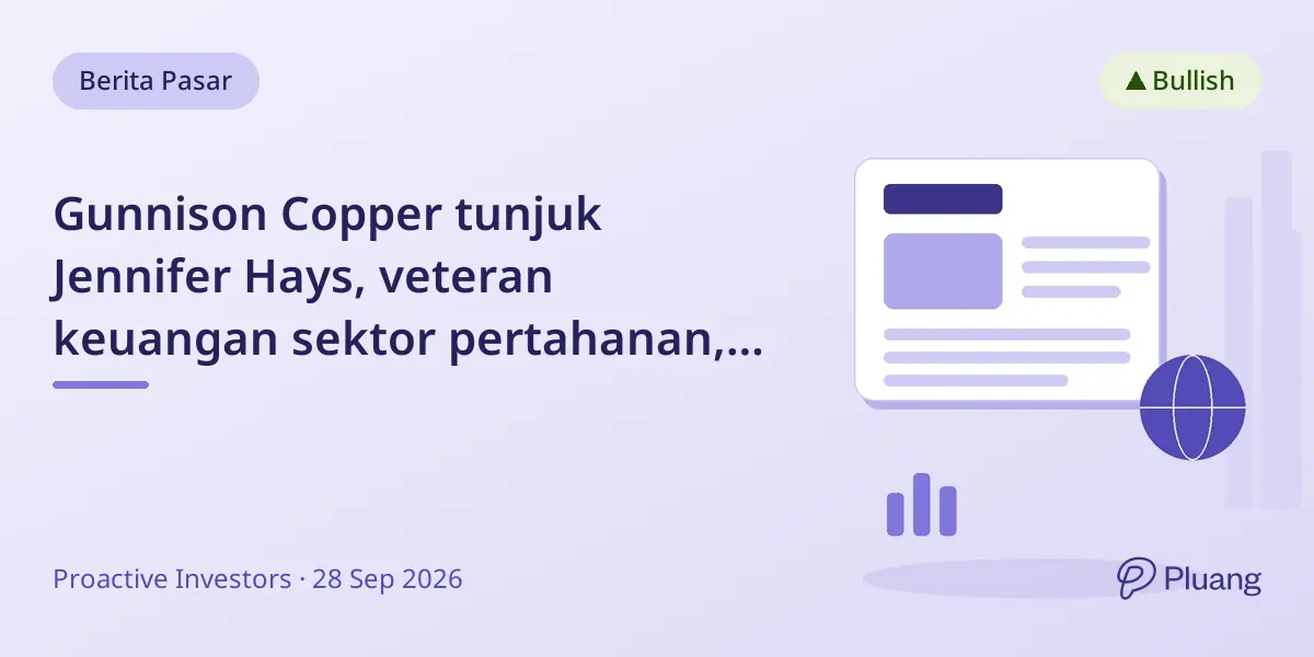 Gunnison Copper tunjuk Jennifer Hays, veteran keuangan sektor pertahanan, sebagai CFO baru untuk percepatan pertumbuhan.