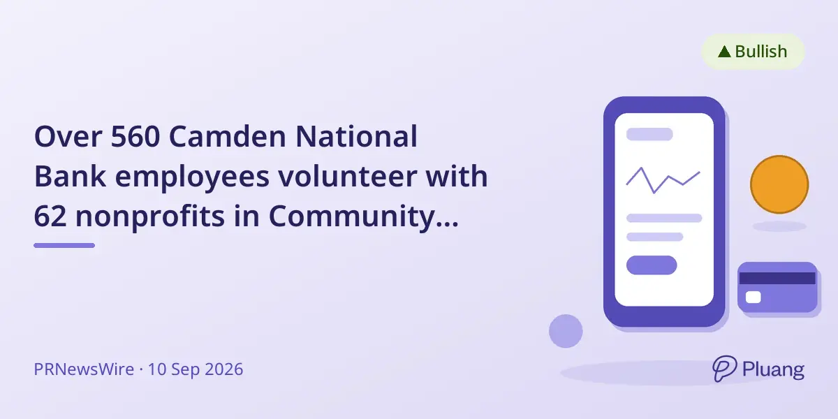 Over 560 Camden National Bank employees volunteer with 62 nonprofits in Community Well-being Day