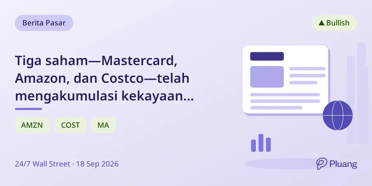 Tiga saham—Mastercard, Amazon, dan Costco—telah mengakumulasi kekayaan selama satu dekade dengan mesin pertumbuhan kuat.