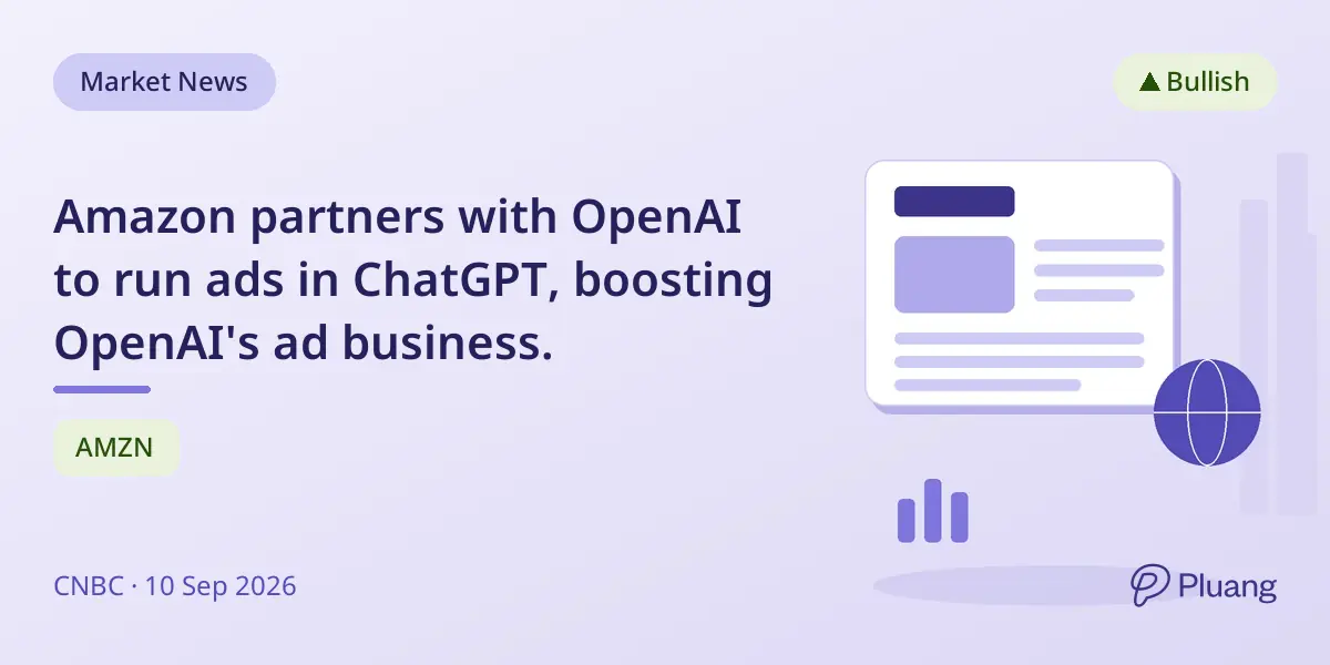 Amazon partners with OpenAI to run ads in ChatGPT, boosting OpenAI's ad business.