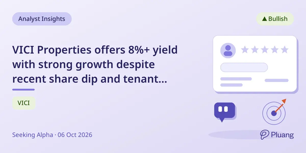 VICI Properties offers 8%+ yield with strong growth despite recent share dip and tenant risks.