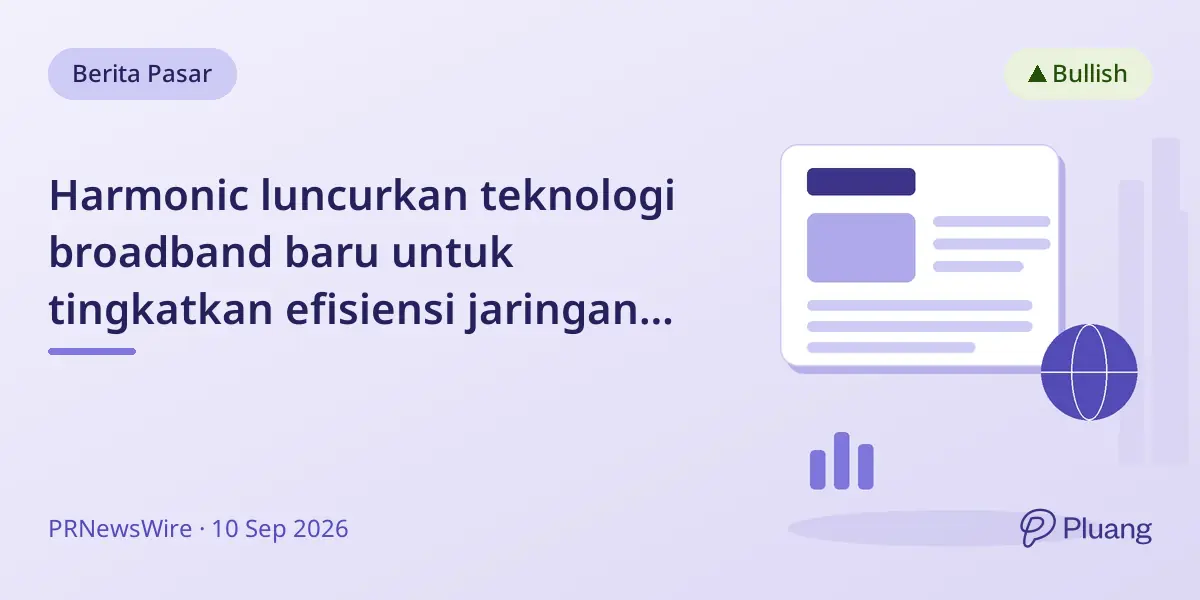 Harmonic luncurkan teknologi broadband baru untuk tingkatkan efisiensi jaringan dan pengalaman pelanggan di SCTE TechExpo 2026