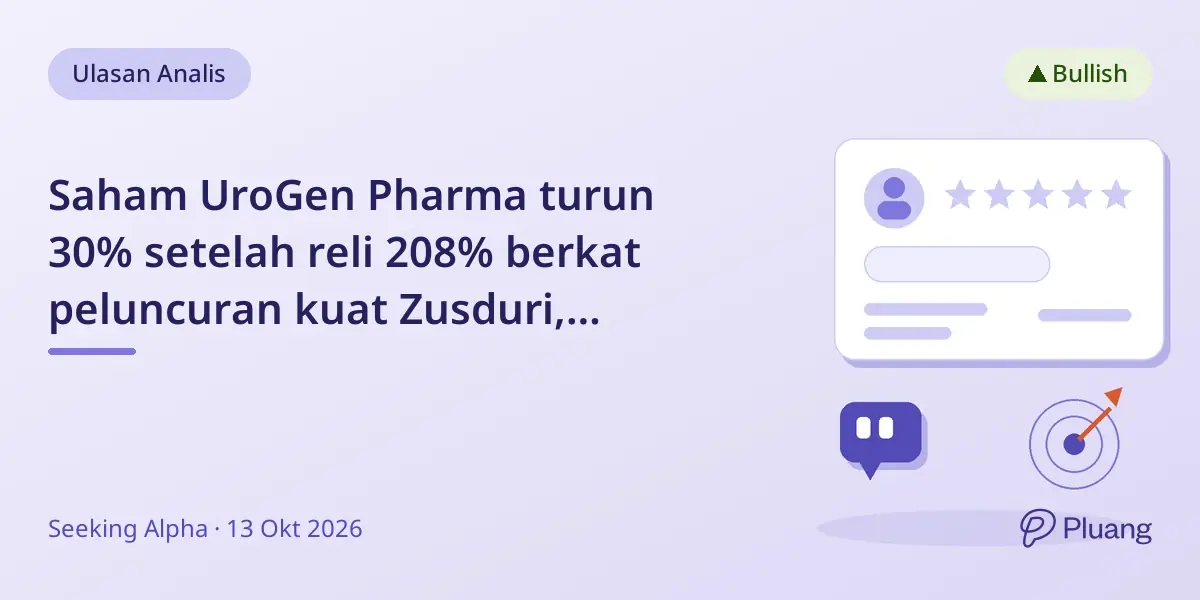Saham UroGen Pharma turun 30% setelah reli 208% berkat peluncuran kuat Zusduri, peluang beli menarik.