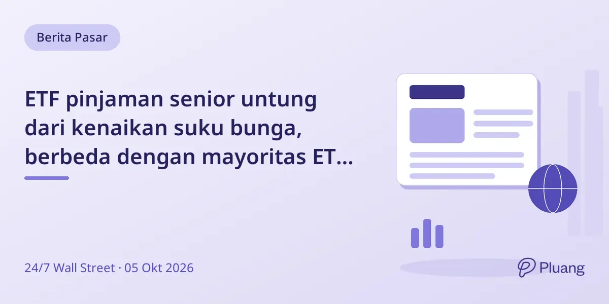 ETF pinjaman senior untung dari kenaikan suku bunga, berbeda dengan mayoritas ETF obligasi.