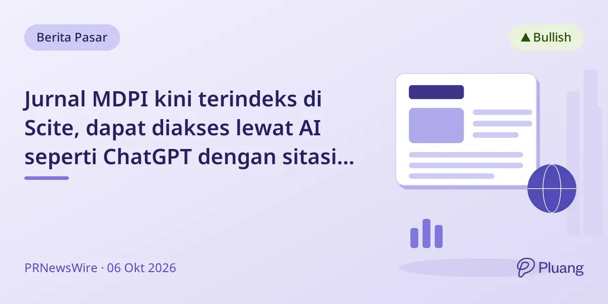 Jurnal MDPI kini terindeks di Scite, dapat diakses lewat AI seperti ChatGPT dengan sitasi terverifikasi.