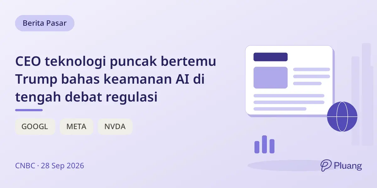 CEO teknologi puncak bertemu Trump bahas keamanan AI di tengah debat regulasi